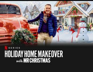 Holiday Home MakeoverNetflix image from Instagram for home design and organization inspiration blog post.